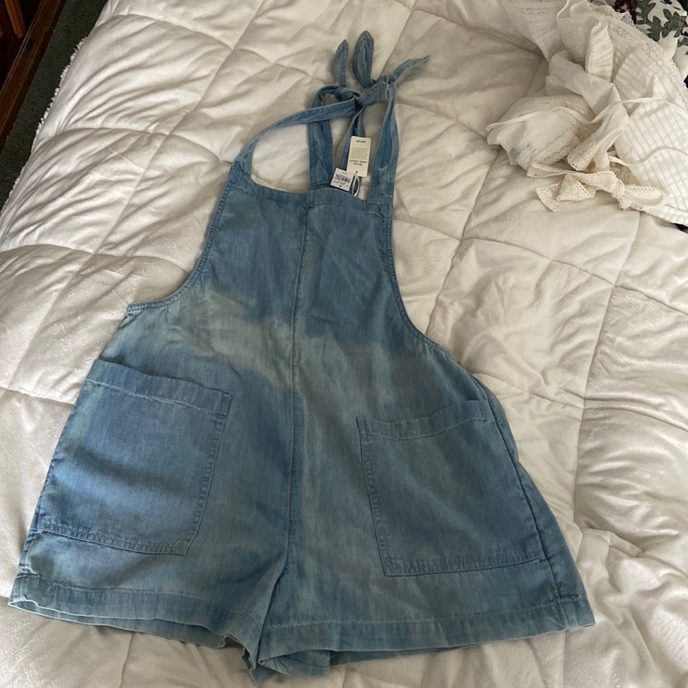 Never worn NWOT Aerie jean romper